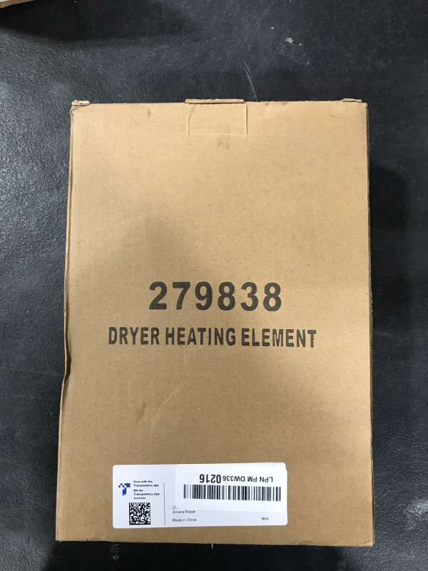 Photo 1 of ?UPGRADED?279838 Dryer Heating Element for Whirlpool Kenmore Maytag Amana Roper, Dryer Heating Element Parts Include Dryer Thermostat Thermal Fuse, Replaces 2406026 3403585 w10724237