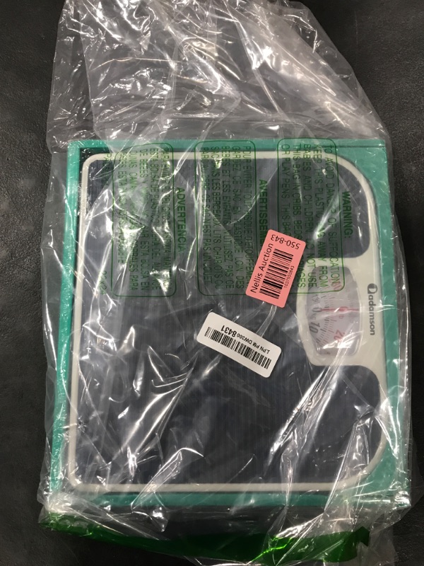 Photo 1 of Adamson A21 Analog Scales for Body Weight - Up to 300 LB - New - Anti-Skid Rubber Surface + Large Numbers - Analog Bathroom Scale - Affordable - Durable with 20-Year Assurance - Blue