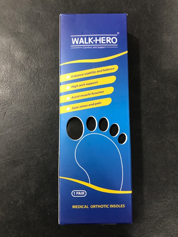 Photo 1 of Plantar Fasciitis Feet Insoles Arch Supports Orthotics Inserts Relieve Flat Feet, High Arch (Mens 8-8 1/2 | Womens 10-10 1/2)