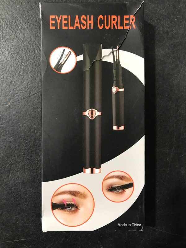 Photo 1 of Heated Eyelash Curler, 2-in-1 Clip-Type Design, 3 Temperature Modes, USB Rechargeable Electric Eyelash Curler, Natural Curling 24H Long-Lasting Curl, Gift for Women & Girls, White-AC