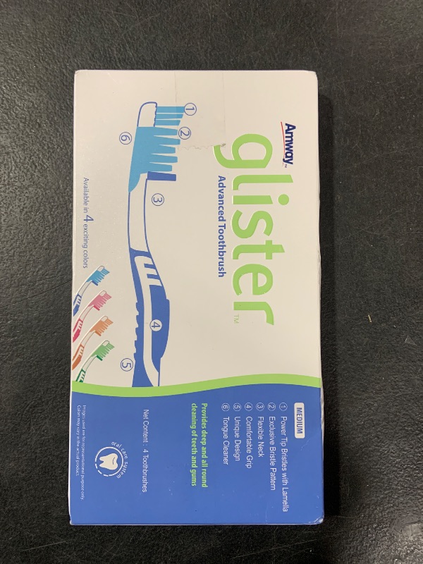 Photo 1 of Glister Advanced Toothbrush (4 Brushes)