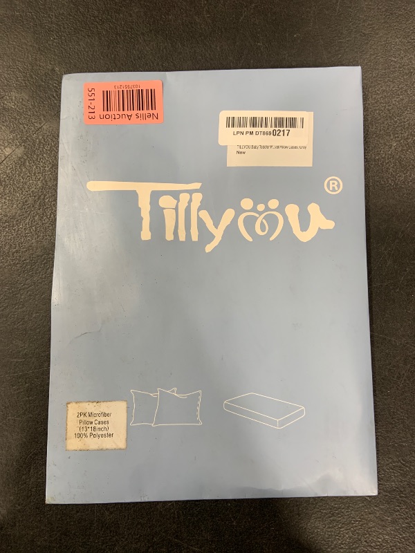 Photo 1 of TILLYOU Toddler Pillowcase 2 Pack with Envelope Closure,13" x 18" Silky Soft Microfiber Travel Pillow Case Kids Pillowcases for Boys and Girls,Gray