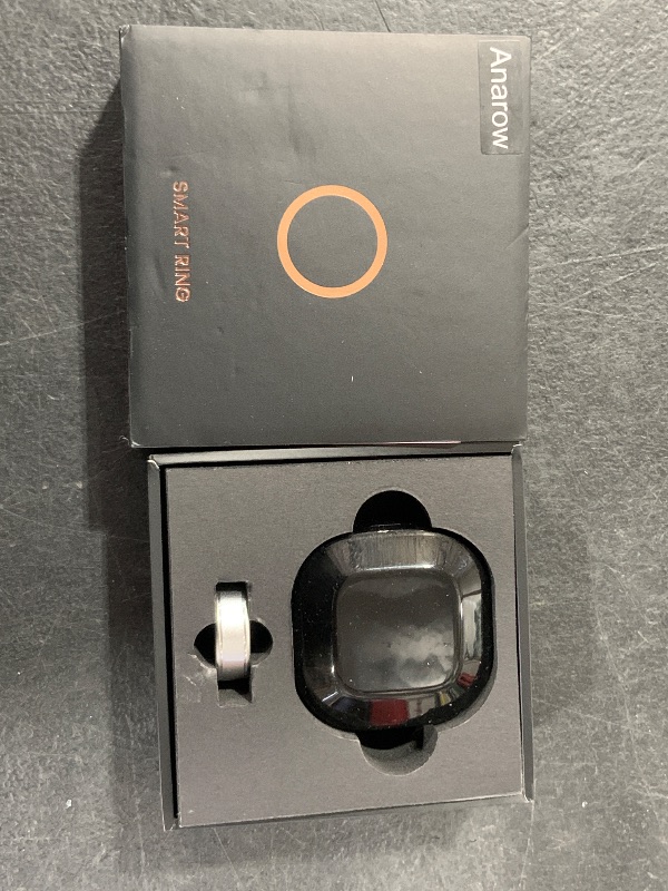 Photo 1 of Anarow Smart Ring for Women – Fitness Tracker Ring with Heart Rate, SpO2, Blood Pressure, Sleep Monitoring, Step & Calorie Counter, No Subscription Fee, iOS & Android Compatible (Silver, 9)