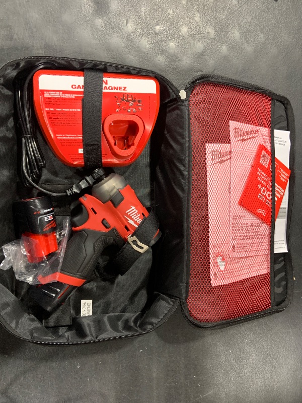 Photo 1 of M12™ FUEL™ SURGE™ 1/4 in. Hex Hydraulic Driver 2 Battery Kit