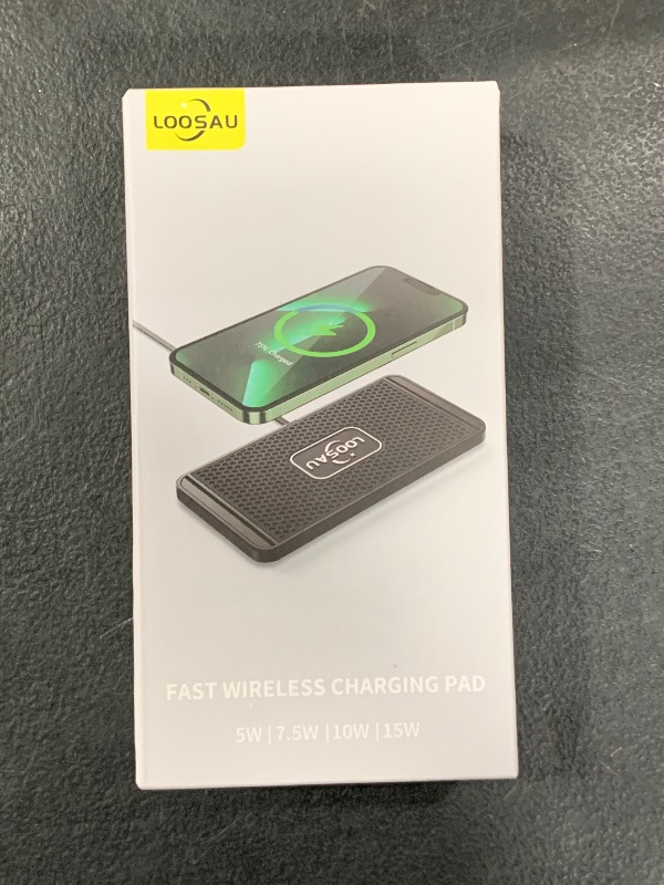 Photo 1 of LOOSAU Wireless car Charger Charging pad 15w Non Slip FastCharger for car Wireless Phone Charger for Android for iPhone 11/12/13/14/15/16 Pro Max Xs,Samsung Galaxy S20, S10+ Note 9?LG