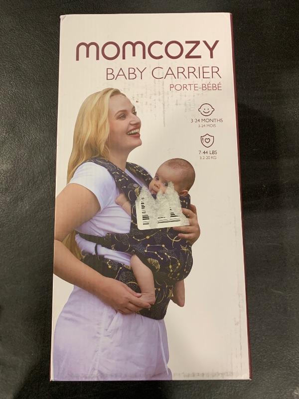 Photo 1 of Momcozy Baby Carrier - Ergonomic, Cozy and Lightweight Carrier for 7-44lbs, Effortless to Put On, Ideal for Hands-Free Parenting, Enhanced Lumbar Support, Purehug for Infant to Toddler, Black