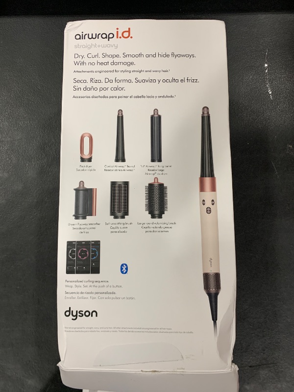 Photo 1 of Dyson Airwrap i.d.™ Multi-Styler and Dryer Straight+Wavy in Ceramic Pink and Rose Gold