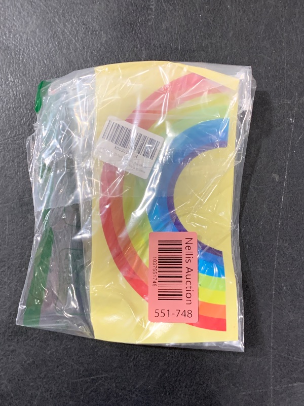 Photo 1 of AMIORO 2 Pcs Rainbow Sticker Car Rear Windshield Wiper Sticker Reflective Stickers Automotive Decals