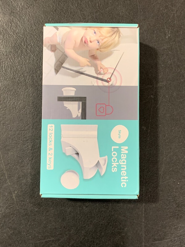 Photo 1 of SKYLA HOMES Magnetic Cabinet Locks Baby Proofing Child Safety - The Safest Quickest and Easiest Multi-Purpose 3M Adhesive Child Proof Latches, No Screws or Tools Needed (12 Pack)