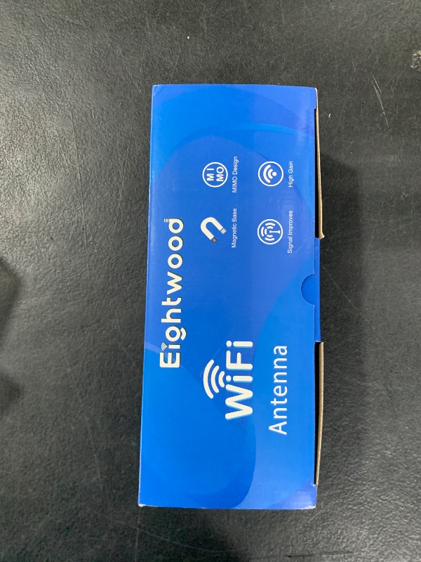 Photo 1 of Eightwood WiFi 6E Tri-Band Antenna 6GHz 5GHz 2.4GHz Gaming WiFi Antenna Magnetic Base with 6.5ft Extension Cable for PC Desktop Computer PCIe WiFi 6E Card, Router