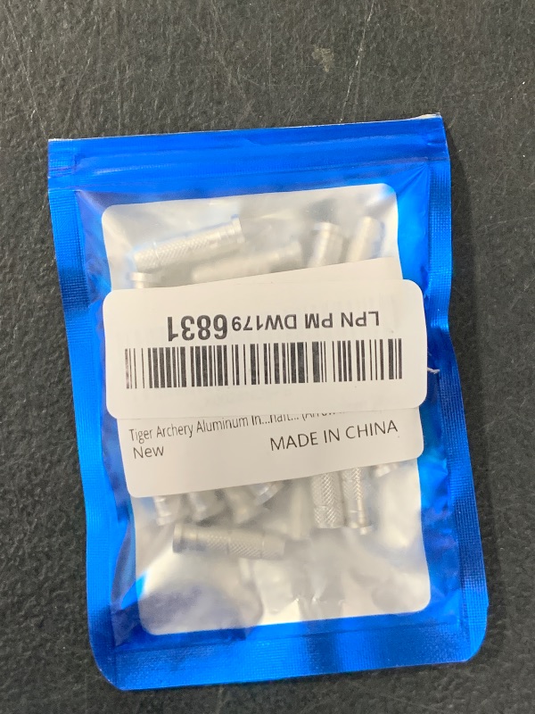 Photo 1 of TIGER ARCHERY Aluminum Inserts .244/6.20mm& Bullet Field Points 5/16 Archery Practice Tips for Carbon Arrow Shaft(Arrow Insert 24pcs)