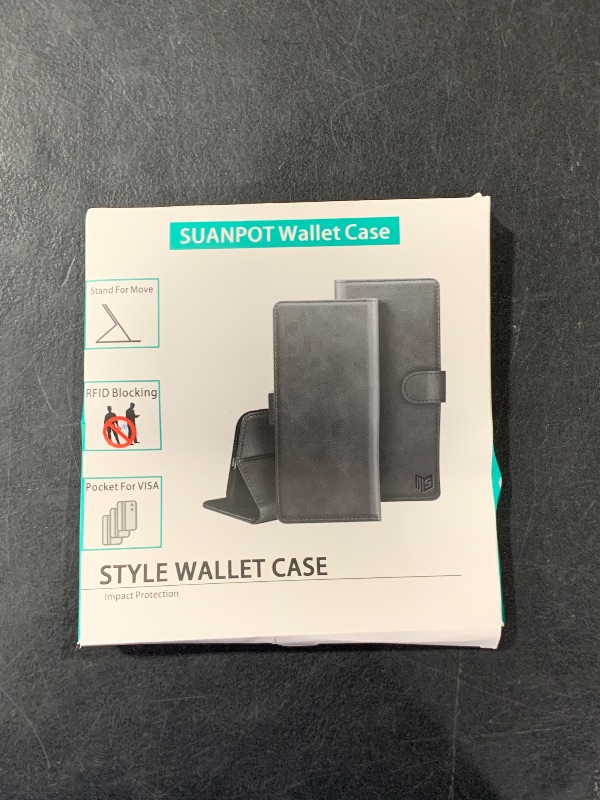 Photo 1 of SUANPOT Design for iPhone 15 Plus 6.7" Kickstand Protective Wallet case with RFID Credit Card Holder,Flip Folio Book PU Leather Shockproof Cover Women Men for Apple 15Plus Phone case Red