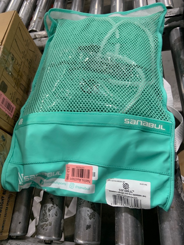 Photo 1 of Sanabul Easter Egg BJJ Gi for Women Premium Brazilian Jiu Jitsu Gi for Women - Mint (Green), W4