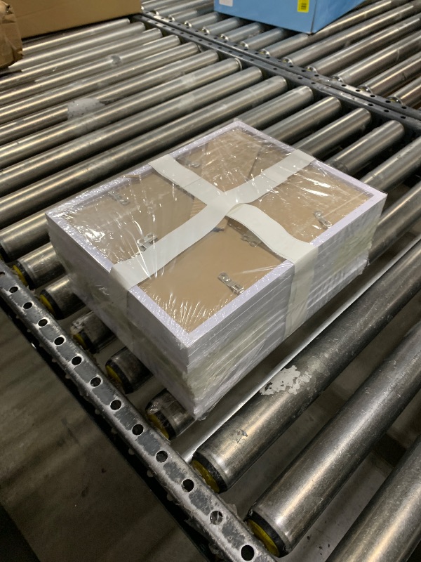 Photo 1 of upsimples 8.5x11 Picture Frame Set of 10, Display Pictures 6x8 with Mat or 8.5x11 Without, Multi Photo Frames Collage