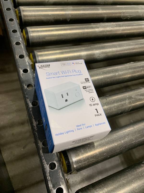 Photo 1 of Feit Electric WiFi Work with Alexa and Google Home, Feit App, No hub required, 120 volts, Plastic, White