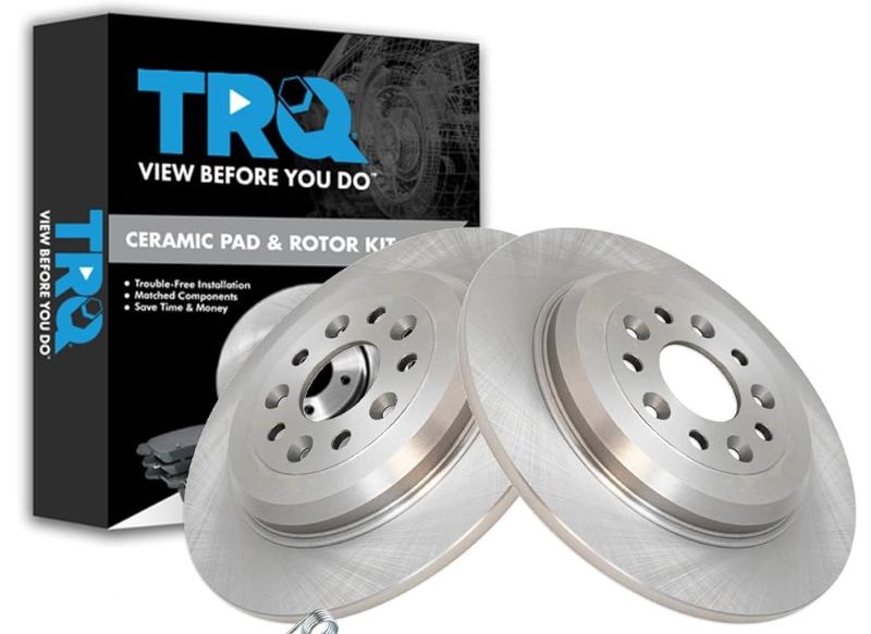 Photo 1 of Brake Rotor Ceramic Solid Compatible with 2011-2018 Ford Explorer 2010-2012 Flex 2013-2018 Taurus 2010-2013 Lincoln MKT