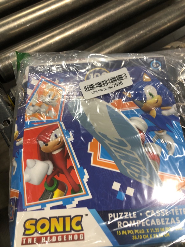 Photo 1 of Sonic the Hedgehog Puzzle for Kids, Boys, Girls Set - Bundle with 2 Sonic Puzzles Plus Stickers, More | 48 Pc, 100 Pc Sonic Puzzles for Kids Ages 4-8