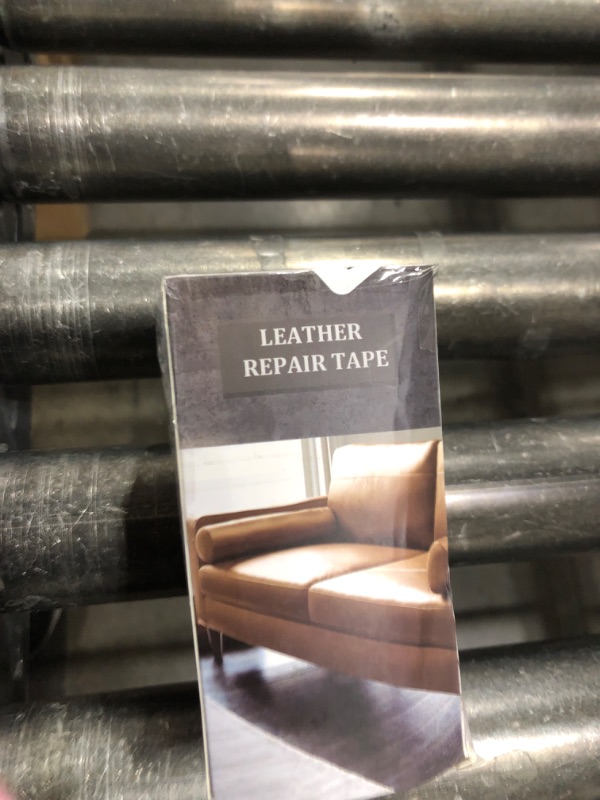Photo 1 of Yikda Self-Adhesive Leather Repair Patch, 4" x 63" Vinyl Leather Repair kit for Furniture, Leather Repair Tape for Car seat, Couch, Furniture Dark Brown