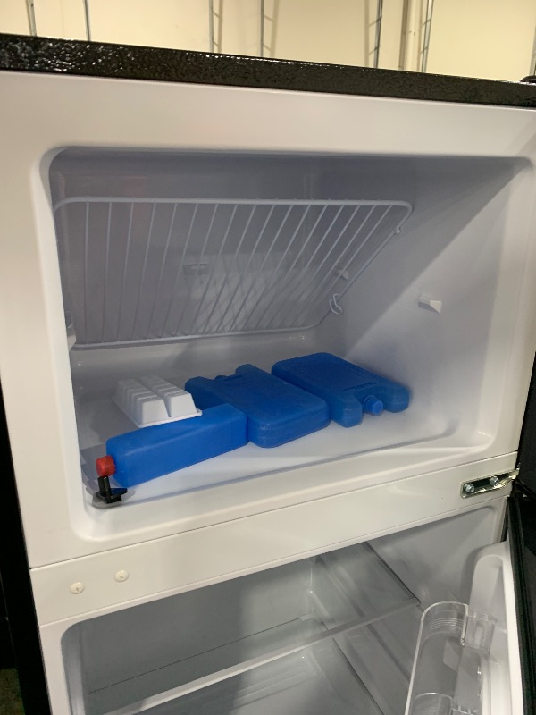 Photo 1 of Frigidaire, 2 Door Apartment Size Refrigerator/Freezer Combo, 7.5 cu ft, Platinum Series, Stainless, 23" D x 21.5" W x 55.5" H