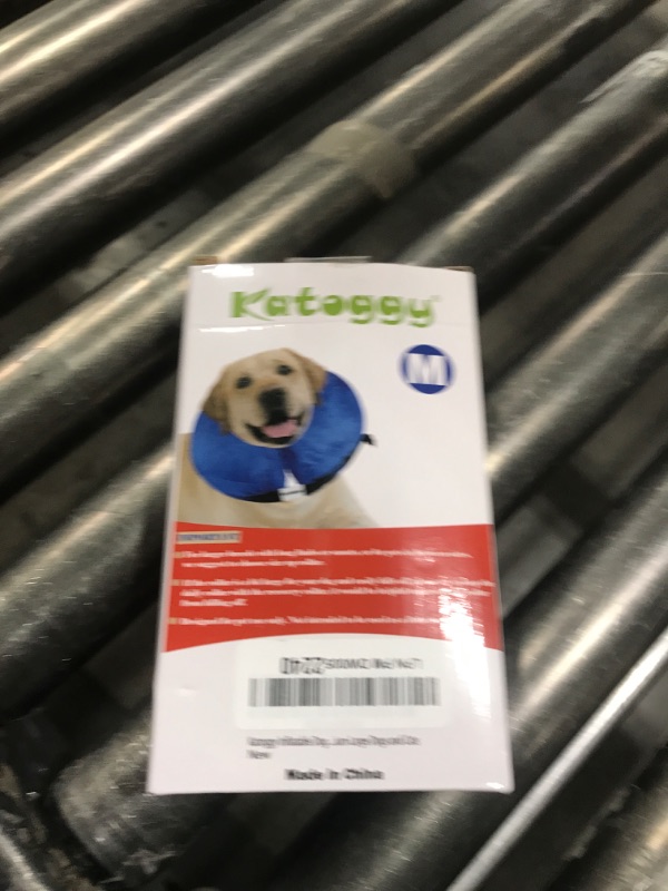 Photo 1 of Katoggy Inflatable Dog Collar, Soft Dog Cone for Dogs After Surgery, Adjustable Blow up Donut E-Collars for Small Medium Large Dogs and Cats