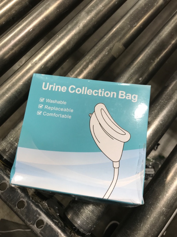 Photo 1 of Condom Catheters for Elderly Men Age 80, External Catheter with 2 Urine Collection Bags, Portable Silicone Urinals for Men Reusable (Grey-Elderly Men)