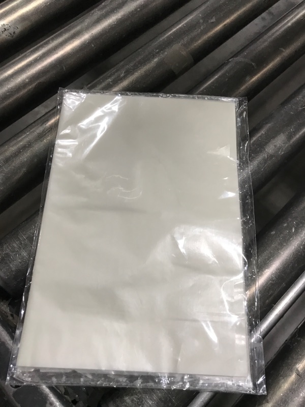 Photo 1 of 50 Count Edible Rectangle Rice and Wafer Paper,9x12.6 inches for candy packaging or food decoration