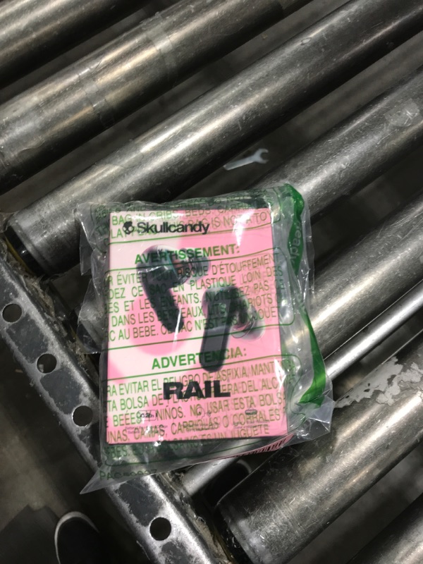 Photo 1 of Skullcandy Rail In-Ear Wireless Earbuds, 42 Hr Battery, Skull-iQ, Alexa Enabled, Microphone, Works with iPhone Android and Bluetooth Devices - Black