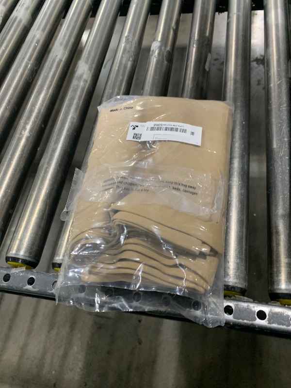Photo 1 of Simplebrand Ava Taupe Blackout Curtains for Bedroom 63 Inch Length 2 Panels Set, W40 x L63 Inch, Taupe