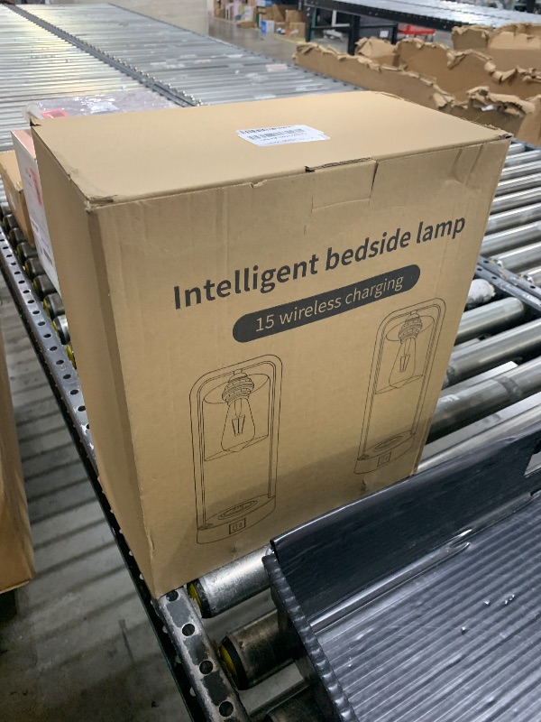 Photo 1 of Wireless Charging Table Lamp for Bedroom Set of 2, Touch Control Dimmable with Type C USB Ports & AC Outlet Bedside Nightstand Lamp