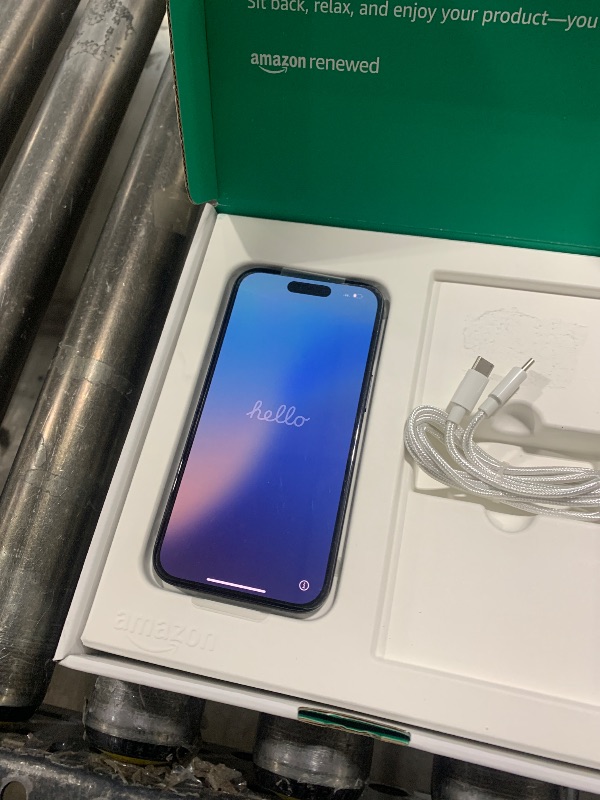 Photo 1 of Apple iPhone 15, 256GB, Black - Unlocked (Renewed)