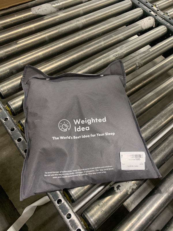 Photo 1 of Weighted Idea Soft Removable Duvet Cover for Weighted Blanket 80''x87'' for Weighted Blanket (Dark Grey)