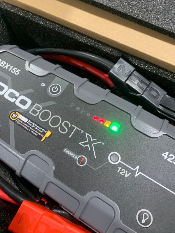 Photo 1 of NOCO Boost X GBX155 4250A 12V UltraSafe Portable Lithium Jump Starter, Car Battery Booster Pack, USB-C Powerbank Charger