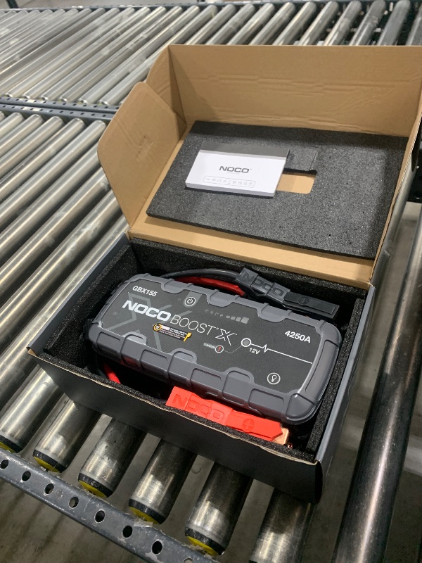 Photo 1 of NOCO Boost X GBX155 4250A 12V UltraSafe Portable Lithium Jump Starter, Car Battery Booster Pack, USB-C Powerbank Charger