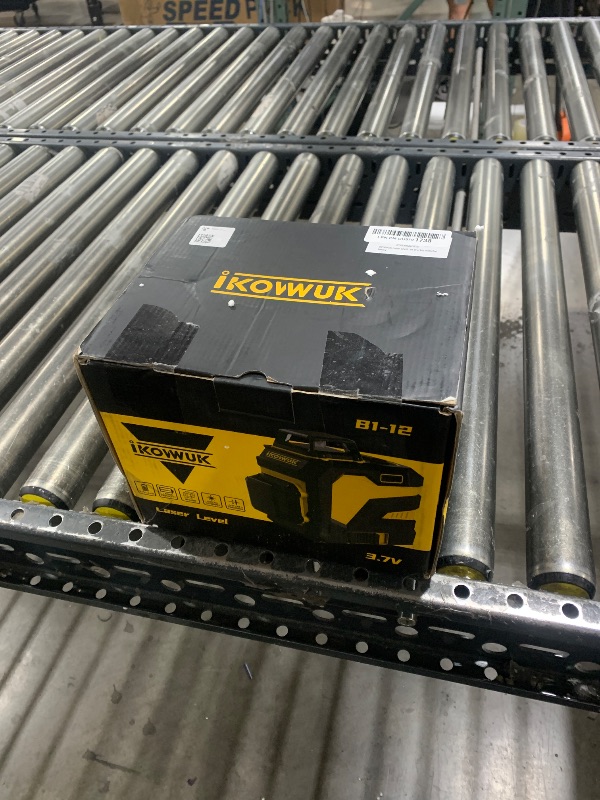 Photo 1 of IKOVWUK Laser Level, 3x360° Cross Line Laser for Construction and Picture Hanging, 12 Green Lasers