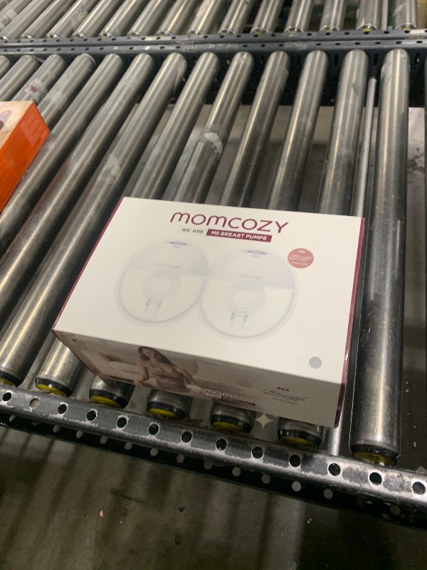 Photo 1 of Momcozy M5 Hands-Free Wearable Breast Pump, Double-Sealed Flange 24mm, 2-Pack Quill Gray