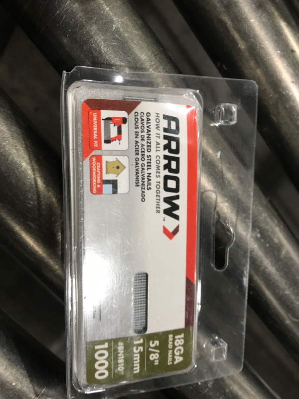 Photo 1 of 0.63" 18 Gauge Brad Nail (Set of 1000)