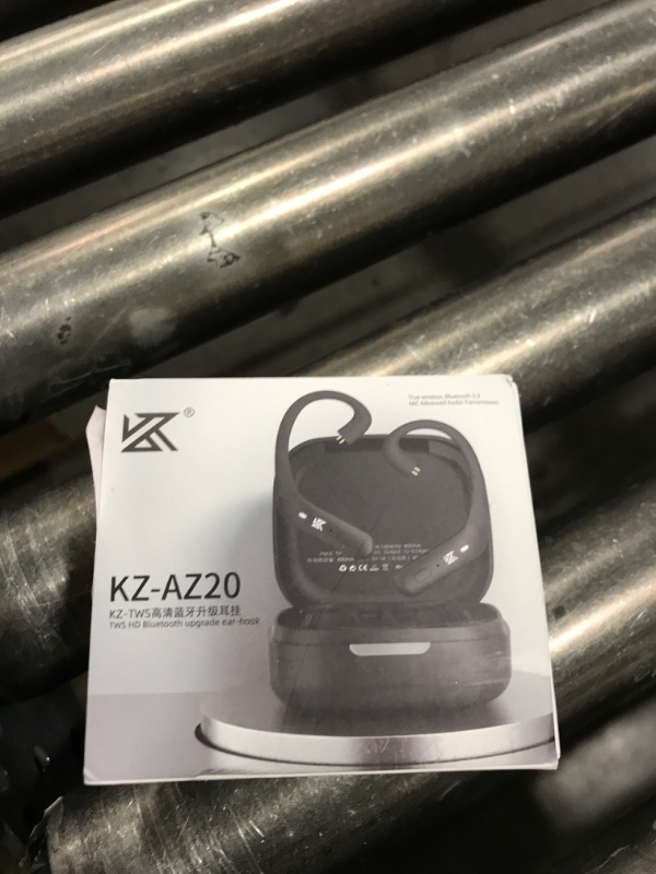 Photo 1 of KZ AZ20 IEM True Wireless Adapter for in-Ear Monitor Earphones, Built-in Qualcomm 5171 Chip Bluetooth 5.3 Ear-Hook Supports AptX Adaptive, 0.78mm 2PIN Connector, 54H Long Battery Life with Mic