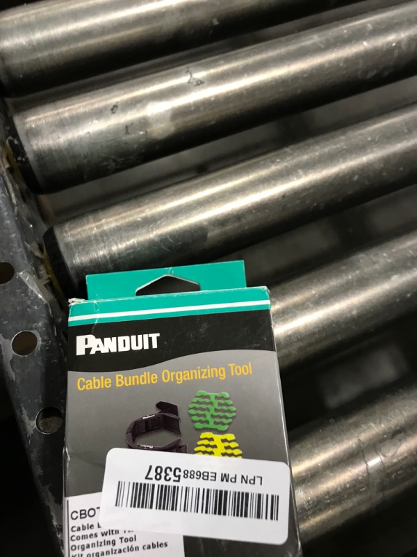 Photo 1 of Panduit CBOT24K Cable Organizing Kit, Tool Kit Includes: Jacket Cover, Hook and Loop Fastener, Green Cable Organizing Insert, Yellow Cable Organizing Insert