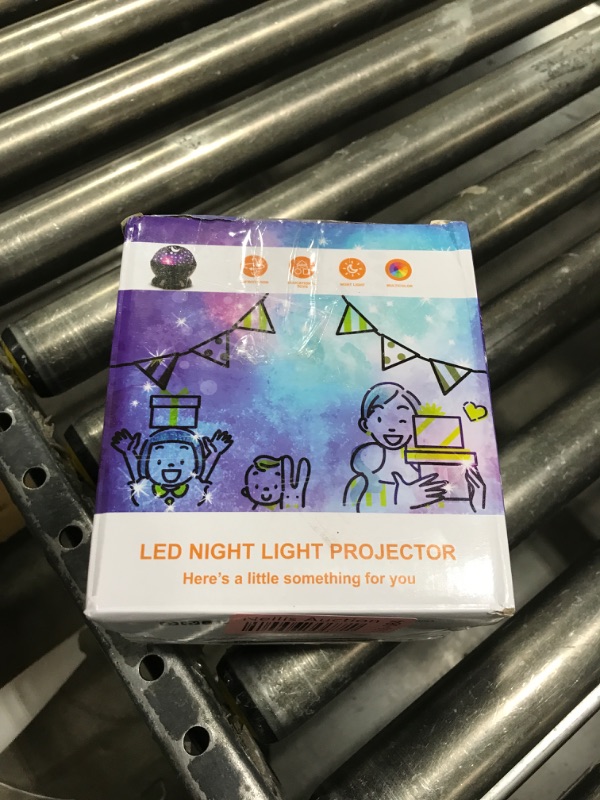 Photo 1 of MOKOQI Star Projector Night Lights for Kids, Birthday Gifts for 1-4-6-14 Year Old Girl and Boy, Projection Lamp for Kids Bedroom, Glow in The Dark Stars and Moon for Child Asleep Peacefully- Purple