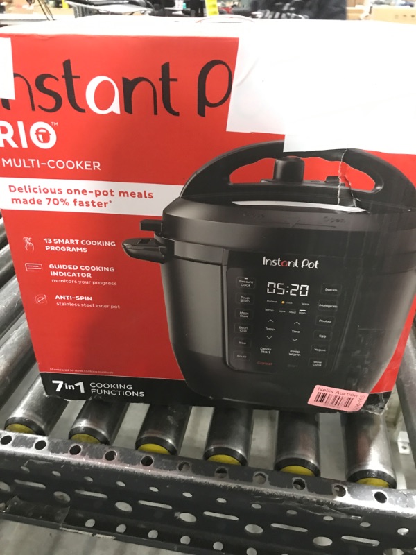 Photo 1 of Instant Pot RIO, 7-in-1 Electric Multi-Cooker, PressureCooker, SlowCooker, RiceCooker, Steamer, Sauté, Yogurt Maker, & Warmer, Includes App With Over 800 Recipes, 6 Quart