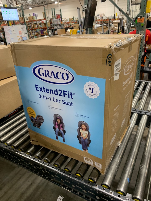 Photo 1 of Graco Extend2Fit Convertible Baby Car Seat, Rear and Forward Facing, Adjustable Extension Panel for Extra Legroom, Cullen