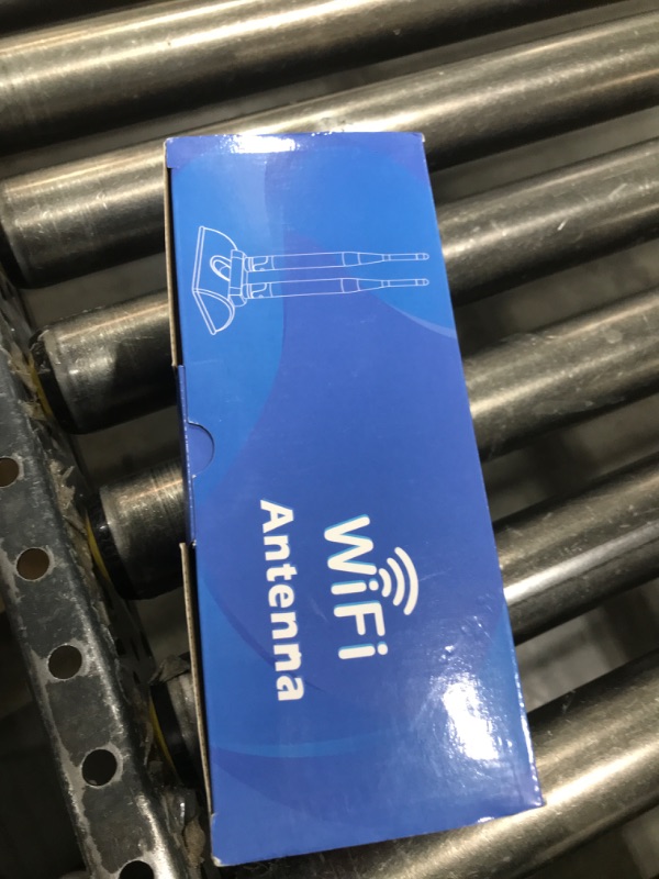 Photo 1 of Eightwood 2.4GHz 5GHz Dual Band WiFi Antenna RP-SMA Male Connector with SMA Male to RP-SMA Female Adapter (2-Pack) for PCI-E WiFi Network Card USB WiFi Adapter Wireless Router