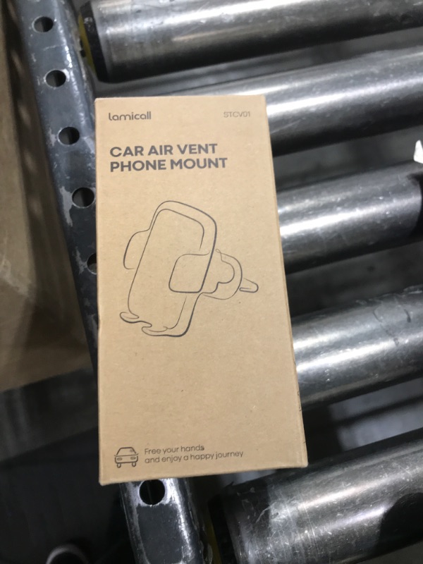 Photo 1 of Lamicall 2025 Wider Clamp & Metal Hook Car Phone Holder Vent [Thick Cases Friendly] Phone Holders for Your Car Mount Automobile Hands Free Cradle Air Vent for iPhone 16 15 14 13 Pro Max Smartphone