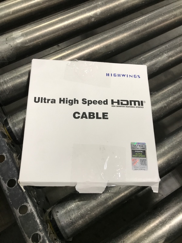 Photo 1 of Highwings 8K 10K 4K HDMI Cable 48Gbps 6.6FT/2M, Certified Ultra High Speed HDMI Cable Braided Cord-4K@120Hz 8K@60Hz, DTS:X, HDCP 2.2 & 2.3, HDR 10 Compatible with Roku TV/PS5/HDTV/Blu-ray