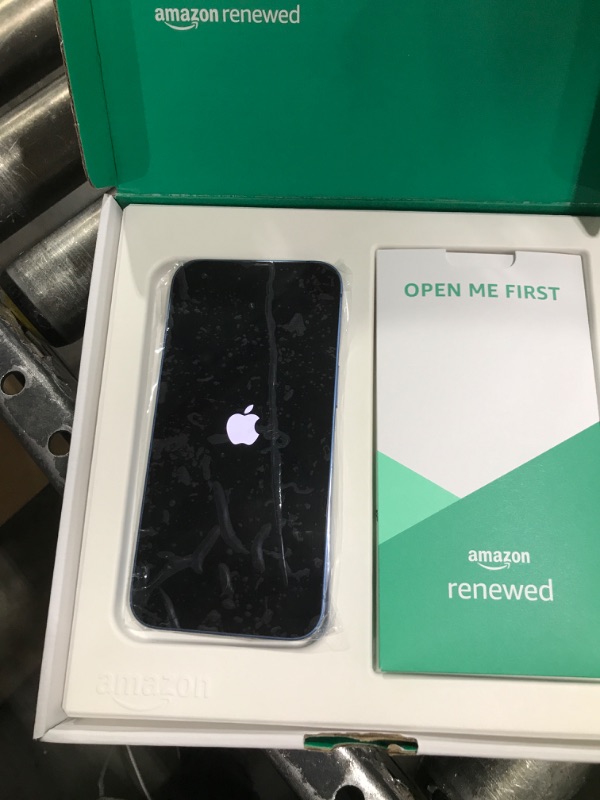 Photo 1 of Apple iPhone 13, 128GB, Blue - Unlocked (Renewed Premium)