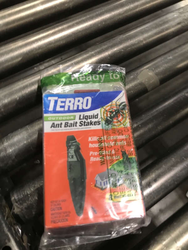 Photo 1 of TERRO Liquid Ant Baits - T1813 - Outdoor Ready-to-Use Terro Ant Traps - Pack of 8 Liquid Traps