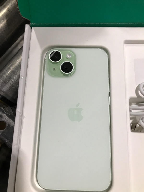 Photo 1 of Apple iPhone 15, 128GB, Green - Unlocked (Renewed Premium)