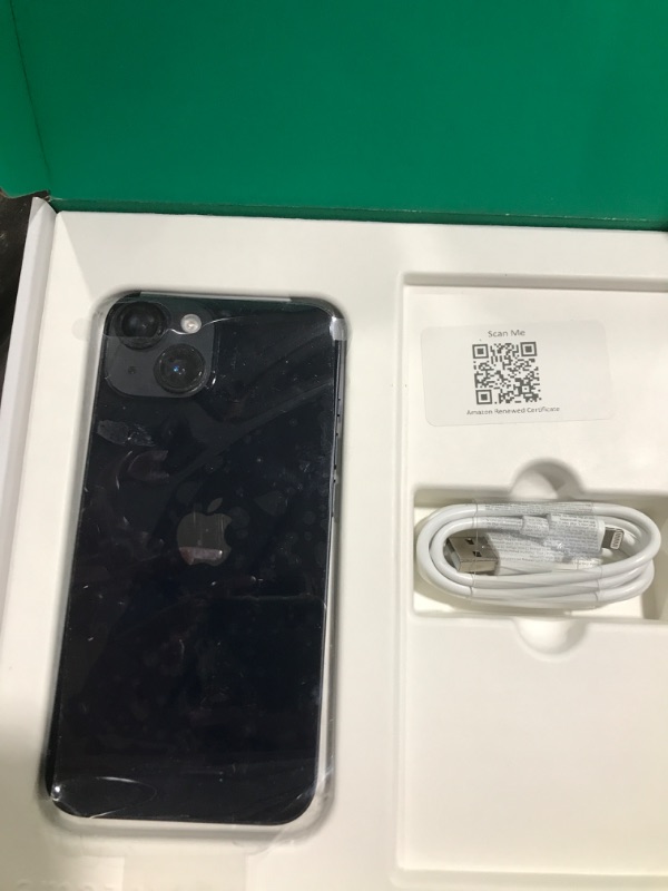 Photo 1 of Apple iPhone 14, 128GB, Midnight - Unlocked (Renewed Premium)