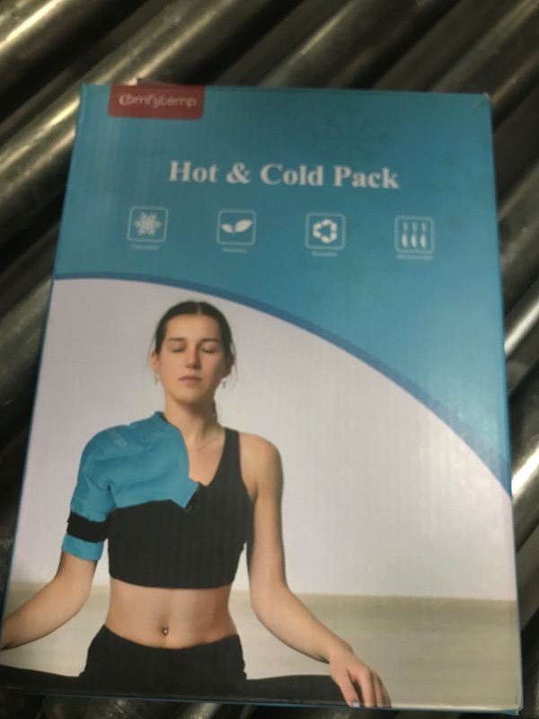 Photo 1 of Comfytemp Shoulder Ice Pack Rotator Cuff Cold Therapy Wrap, FSA HSA Eligible, Ice Packs for Injuries Reusable Gel, Instant Compression for Shoulder Pain Relief, Surgery Recovery Gifts (Large)