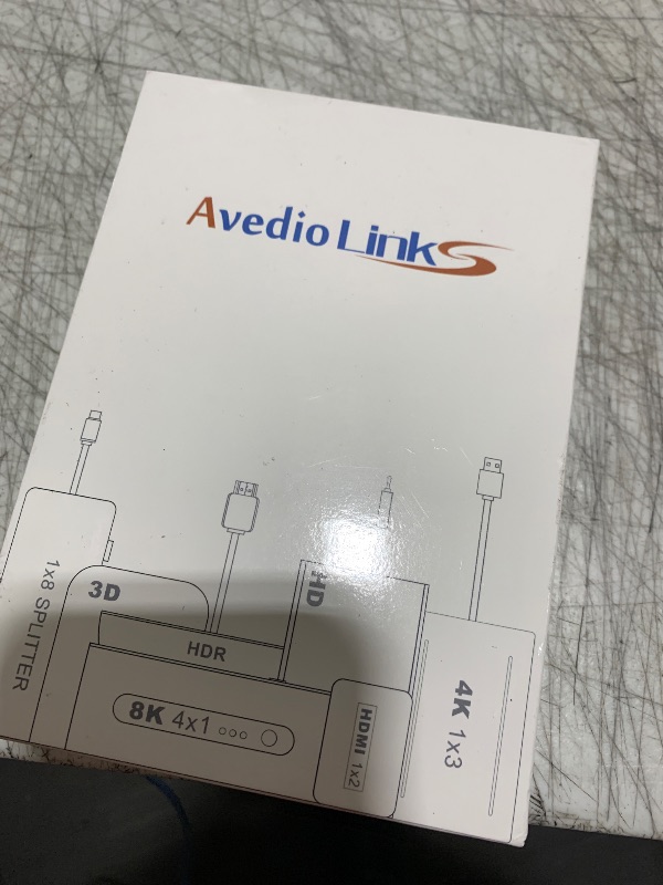 Photo 1 of avedio links HDMI Splitter 1 in 2 Out [with 4 Ft Hdmi Cable] Not for Extended Mode-Mirror Same Screen Only, 4K 1x2 HDMI Splitter 1 to 2 for 3D 1080P@60Hz, Copy 1 Source to 2 Displays at The Same Time